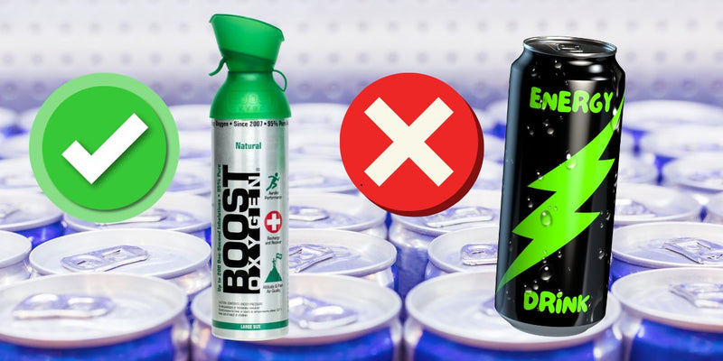 Supplemental Oxygen vs. Energy Drinks