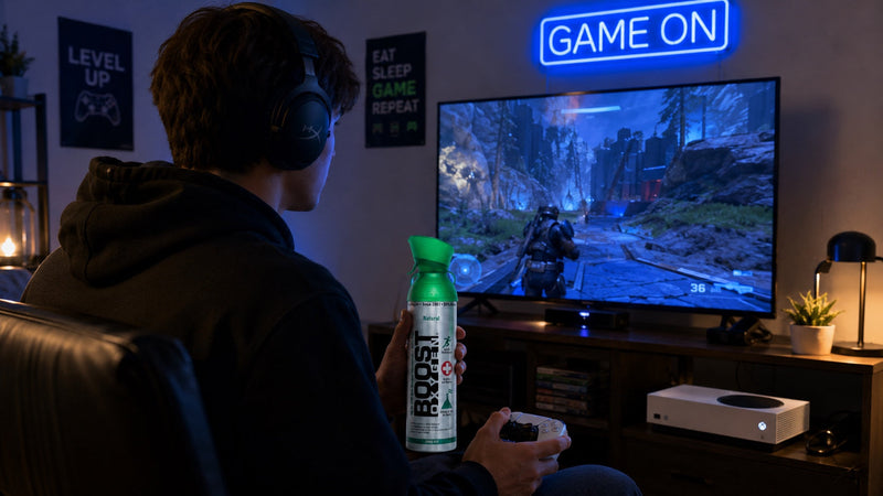 Boost Oxygen For Reaction Time, Energy and Focus When Gaming