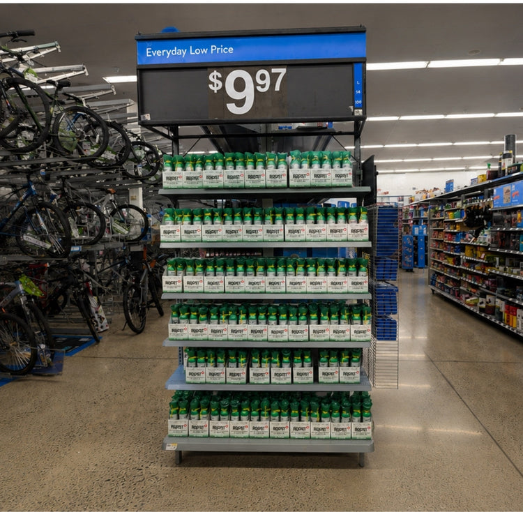 Boost Oxygen on a retail store endcap.