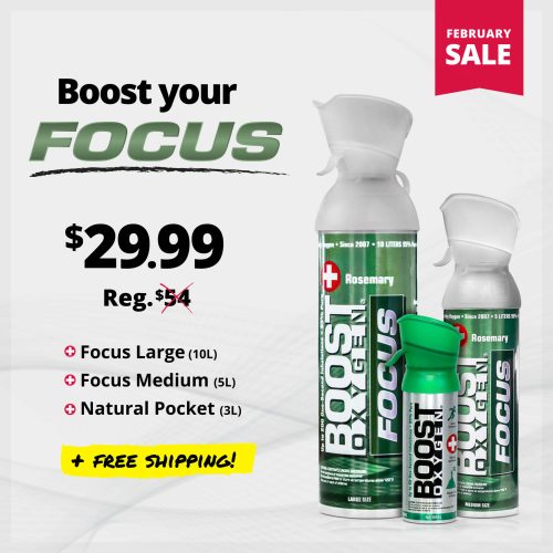 Boost Oxygen February Focus Sale $29.99 product bundle. free shipping included.